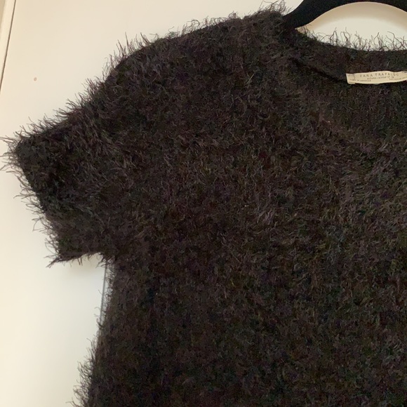 Zara Faux Fur T-Shirt - Picture 4 of 4